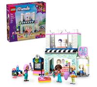 Lego friends 42662 parrucchiere e negozio di accessori, salone giocattolo con 3 personaggi, giochi creativi per bambine 7+
