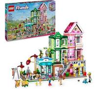 LEGO Friends 42670 Appartamenti e Negozi di Heartlake City, Gioco di Ruolo per Bambine 12+ con 3 Case Giocattolo da Costruire