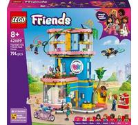 LEGO Friends Casa dell'Amicizia di Heartlake City - Giocattolo Miniatura da Costruire con 5 Mini Bamboline, 3 Animali Domestici tra cui un Gatto e Accessori - Regalo per Bambine da 8 Anni in su 42689