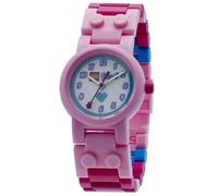 LEGO Friends 8020172 Orologio da polso componibile per bambini con cinturino a maglie e minifigure Stephanie| per i bambini | ragazzo/ragazza | rosa/blu | Diametro di 25 cm | Quarzo analogico| ufficiale