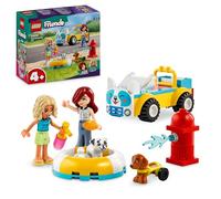 LEGO Friends Auto per la Toelettatura dei Cani Giocattolo - con 2 Figure di Cuccioli, 2 Mini Bamboline e Accessori per la Cura degli Animali - Regalo di Compleanno Creativo per Bambine da 4 Anni 42635