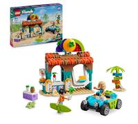 LEGO Friends Bancarella dei Frullati sulla Spiaggia, Giochi Educativi per Bambine e Bambini da 6 Anni con 2 Mini Bamboline, una Tartaruga un Buggy da Costruire e Cibo Giocattolo, Idea Regalo 42625