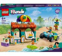 lego friends - bancarella dei frullati sulla spiaggia - lego 42625 con 2 mini bamboline, una tartaruga un buggy 213pz anni 6+