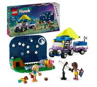 LEGO Friends Camping-Van Sotto le Stelle, Giochi per Bambine e Bambini da 7 Anni con Telescopio Giocattolo, Modellino di Auto 4x4, Mini Bamboline di Nova e Aliya e un Cane, Regalo di Compleanno 42603