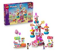 LEGO Friends Candy & Cupcake Ferris Wheel - Interactive Toy w/Carnival Games, 3