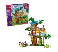 Lego friends 42652 casa sull’albero dell’amicizia, giochi per abilità sociali per bambine 8+, animali giocattolo e personaggi