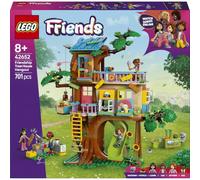 Lego friends 42652 casa sull’albero dell’amicizia, giochi per abilità sociali per bambine 8+, animali giocattolo e personaggi