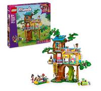 Lego friends 42652 casa sull’albero dell’amicizia, giochi per abilità sociali per bambine 8+, animali giocattolo e personaggi