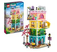 LEGO Friends Centro Comunitario di Heartlake City - Set Modulare a 5 Piani con 6 Mini Bamboline, Cane Giocattolo e Accessori Creativi - Idea Regalo per Bambine da 9 Anni in su - 41748