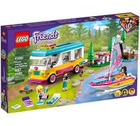 LEGO Friends Forest Camper Van and Sailboat 41681 Building Kit; Forest Toy; New 2021 (487 Pieces)