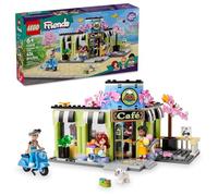 LEGO Friends Heartlake City Café Shop giocattolo per bambini, set da costruzione per panetteria, idea regalo di compleanno per ragazze e ragazzi dai 6 anni in su con 3 mini bambole e una figura