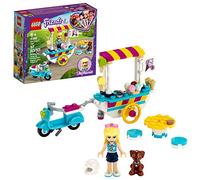 LEGO Friends Il Carretto dei Gelati, Playset con le Figure di Stephanie, lo Scooter e il Cane Dash, Giocattoli per Bambini dai 6 Anni in su, 41389