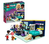 LEGO Friends La Cameretta di Nova, Camera da Letto a Tema Videogiochi, Giochi per Bambini dai 6 Anni da Collezione con Personaggi 2023 Zac e Cane Pickle, Piccolo Regalo 41755