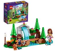 LEGO Friends La Cascata nel Bosco, Set di Costruzioni per Bambini di 5 Anni con le Mini Bamboline di Andrea e Olivia 41677