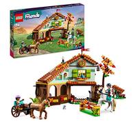 LEGO Friends La Scuderia di Autumn con 2 Cavalli Giocattolo, Carrozza e Accessori per l'Equitazione, Fattoria con Animali, Regalo per Bambine e Bambini dai 7 Anni 41745