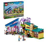 LEGO Friends Le Case di Olly e Paisley, Giochi per Bambine e Bambini da 7 Anni in su con 2 Casa Giocattolo da Costruire, Casa sull'Albero, 5 Mini Bamboline, 1 Micro-Doll e 2 Animali Domestici 42620