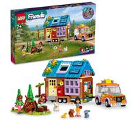 LEGO Friends Mobile Tiny House 41735 Forest Camping Dollhouse Pretend Play Set con macchinina giocattolo per godersi la vita all'aria aperta Incl