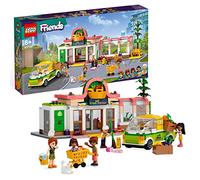 LEGO Friends Negozio di Alimentari Biologici, Supermercato Giocattolo per Bambine e Bambini da 8 Anni, Set con Camion e 4 Mini Bamboline, Personaggi Serie 2023 41729