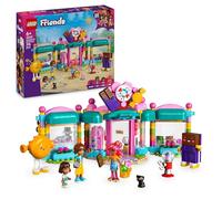 Lego friends 42649 negozio di dolciumi di heartlake city, giochi per sviluppo abilità sociali per bambine 6+, idea regalo