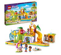LEGO Friends Parco Acquatico, Set con Piscina con Scivolo, Gioco Estivo con Mini Bamboline, Idea Regalo, Giochi per Bambini e Bambine dai 6 Anni 41720
