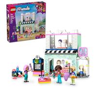 Lego friends 42662 parrucchiere e negozio di accessori, salone giocattolo con 3 personaggi, giochi creativi per bambine 7+