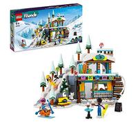 LEGO Friends Pista da Sci e Baita, Set Sport Invernali, Giochi per Bambine, Bambini, Ragazzi e Ragazze con Mini Bamboline di Liann, Aron e Zac e Figura Di Animale Fox, Regalo Creativo per Natale 41756