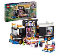 LEGO Friends Tour Bus delle Pop Star, Giochi Musicali per Bambine e Bambini da 8 Anni in su con Modellino da Costruire di Autobus Giocattolo e 4 Mini Bamboline di Paisley, Ley-La, Olly e Liann 42619
