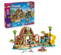 LEGO Friends Vacanza al Beach Resort - Gioco con 6 Mini Bamboline, Animali Giocattolo come Tartaruga e Delfino, Chiosco dei Gelati e Accessori - Regalo di Compleanno per Bambine da 8 Anni - 42673