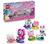 LEGO La Casa delle Bambole di Gabby Gli Amici Gattini di Gabby - Gioco Creativo con 6 Animali Giocattolo tra cui Siregatta e Gattina Fatina con Supporti - Regalo per Bambine e Fan da 6 Anni - 11215
