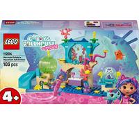 LEGO Gabby's Dollhouse Avventura nell’Acquario di Gabby Sirena - Giocattolo con Mini Bambolina di Gabby, Figura di Siregatta, e Accessori - Regalo per Bambine da 4 Anni in su e Fan del Film - 11204