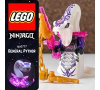LEGO General Pythor njo0777 Minifigure njo777 Ninjago Crystalized 71775
