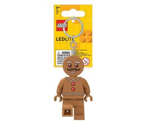 LEGO Gingerbread Man Christmas Minifigure Iconic Key Light (Portachiavi /...