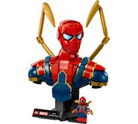 LEGO | Marvel Busto di Iron Spider-Man - Modellino da Esposizione per Adulti con 2 Braccia Mobili, Testa Girevole e Minifigure del Supereroe - Regalo da Collezione per i Fan degli Avengers - 76326
