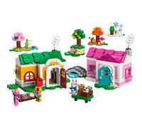LEGO Animal Crossing Case Creative: le Quattro Stagioni - Giocattolo 2 in 1 con 2 Modelli di Case e le Minifigure di Toppetta, Fuxia e Zanna - Regalo per Gamer, Bambine e Bambini da 7 Anni - 77057