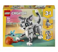 lego creator 3in1 - gatto giocoso - lego 31163 si trasforma in piccione o in cane domestico anni 8+ 407pz
