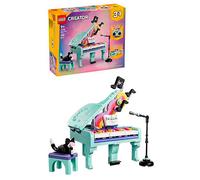 Pianoforte decorativo con gatto