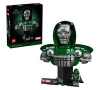 LEGO | Marvel Busto del Dottor Destino - Kit di Modellismo per Adulti da Esposizione con Minifigure da Collezione e Targhetta - Decorazione Camera da Letto Fai da Te - Regalo per Fan del Film - 76345