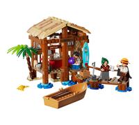 Lego one piece 75636 la capanna del villaggio foosha con barca giocattolo