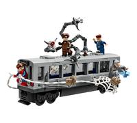LEGO ǀ Marvel Spider-Man Contro Doc Ock: Duello sul Treno - Giocattolo da Esposizione con 4 Minifigure - Regalo da Collezione Da Supereroi per Bambini da 9 Anni in su Fan del Film - 76321