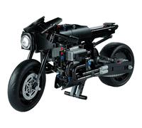 lego technic - the batman - batcycle - lego 42155 iconica modo del super eroe batman anni 9+