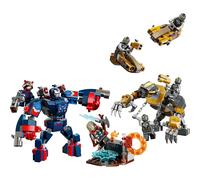LEGO ǀ Marvel Avengers: Endgame Thor Contro Chitauri - Giocattolo con Mech, Figura di Gorilla e 7 Minifigure tra cui Thor, Rocket e Iron Patriot - Regalo da Supereroi per Bambini da 8 Anni - 76322