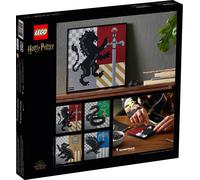 LEGO Harry Potter 31201 - Hogwarts Crest - 4249 Pezzi 9 Basi 1 Telaio 1 Gancio