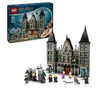 Lego harry potter 76453 villa malfoy, giochi bambini 10+, casa giocattolo con stanze, funzioni e 9 personaggi, idea regalo