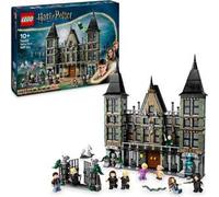 Lego harry potter 76453 villa malfoy, giochi bambini 10+, casa giocattolo con stanze, funzioni e 9 personaggi, idea regalo