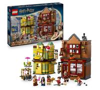 LEGO Harry Potter Accessori di Prima Qualità per il Quidditch e Gelateria - 2 Negozi Giocattolo di Diagon Alley, 6 Personaggi e Accessori come la Scopa Nimbus 2000 - Regalo per Bambini da 8 Anni 76452