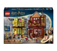 LEGO Harry Potter Accessori di Prima Qualità per il Quidditch e Gelateria - 2 Negozi Giocattolo di Diagon Alley, 6 Personaggi e Accessori come la Scopa Nimbus 2000 - Regalo per Bambini da 8 Anni 76452