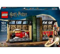 LEGO Harry Potter Book Nook: Espresso per Hogwarts - Set con Treno Giocattolo, 2 Minifigure tra cui Ron Weasley, Edvige e Crosta - Regalo dal Wizarding World per Bambini e Bambine da 10 Anni - 76450