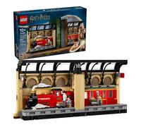 LEGO Harry Potter Book Nook: Espresso per Hogwarts - Set con Treno Giocattolo, 2 Minifigure tra cui Ron Weasley, Edvige e Crosta - Regalo dal Wizarding World per Bambini e Bambine da 10 Anni - 76450