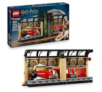 LEGO Harry Potter Book Nook: Espresso per Hogwarts - Set con Treno Giocattolo, 2 Minifigure tra cui Ron Weasley, Edvige e Crosta - Regalo dal Wizarding World per Bambini e Bambine da 10 Anni - 76450