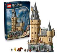 LEGO Harry Potter Castello di Hogwarts: Torre della Grande Scalinata Principale - Giocattolo con Stanze Modulari (Chiavi Alate e Scacchi dei Maghi) con 12 Personaggi - Regalo per Bambini da 10+ 76454